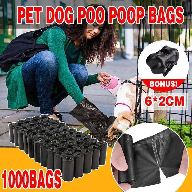 1000 Pcs Biodegradable Dog Waste Bags - Eco-Friendly, Leak-Proof, Durable - SuperSaverAU - view 1