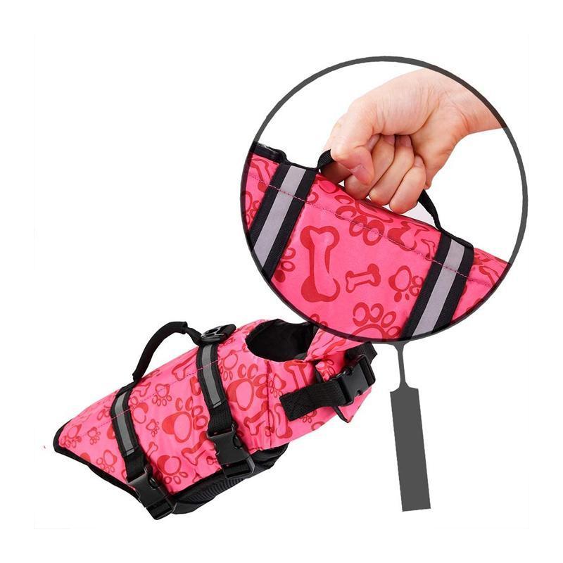 Dog Life Jacket Pet Swim Vest Floatation Aid for Boating, Water Activities, Green - L