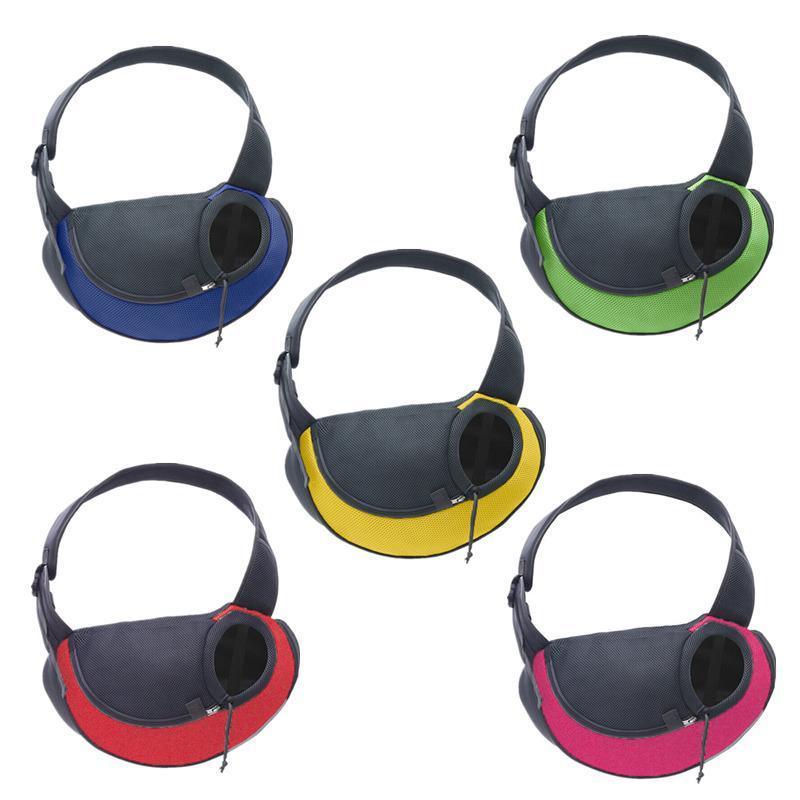 S Size Pet Shoulder Carrier Bag Puppy Cat Dog Travel Sling Backpack Portable - Blue