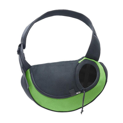 S Size Pet Shoulder Carrier Bag Puppy Cat Dog Travel Sling Backpack Portable - Green