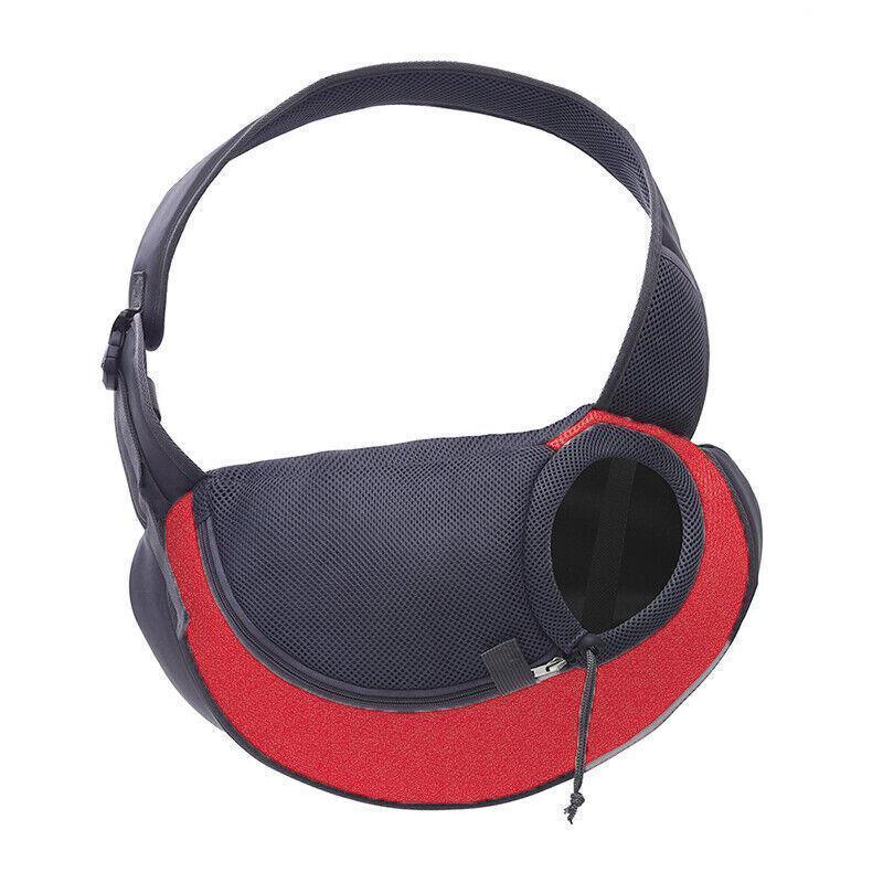 Premium Pet Shoulder Carrier Bag - Rose Red S