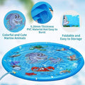 Premium Inflatable Dog Splash Pad Sprinkler Mat - 100cm