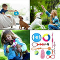 Premium Aimall Braided Rope Dog Toys Cotton & Rubber - 10 Pack