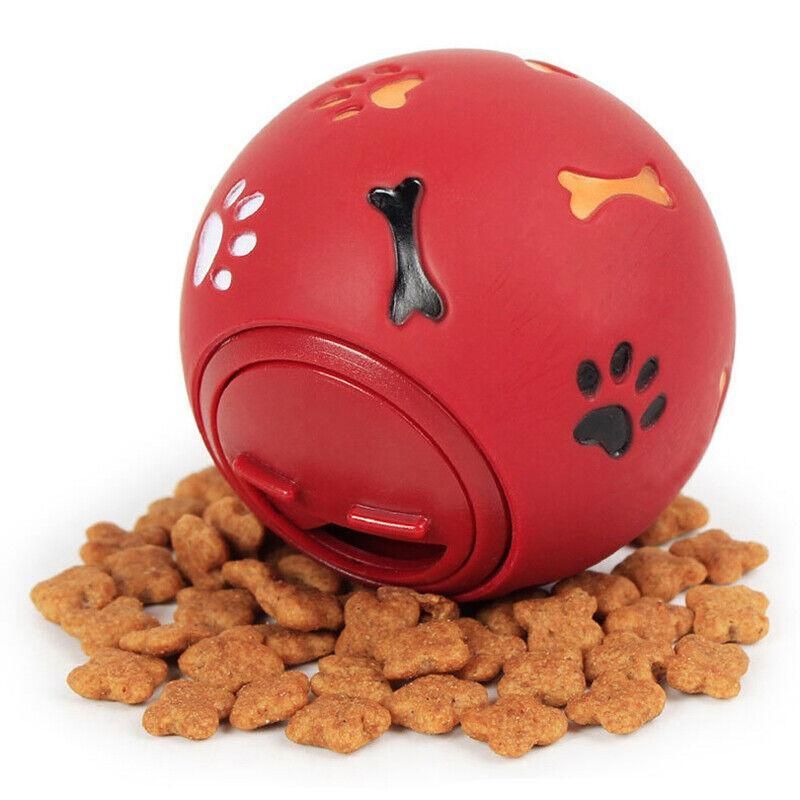 Premium Dog Treat Ball Puzzle Feeder Toy - Blue 11cm