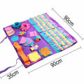 Dog Pet Nose Training Sniffing Pad Snuffle Mat 90*90cm Soft Fabric Puzzle Design - SuperSaverAU - view 4