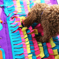Dog Pet Nose Training Sniffing Pad Snuffle Mat 90*90cm Soft Fabric Puzzle Design - SuperSaverAU - view 5