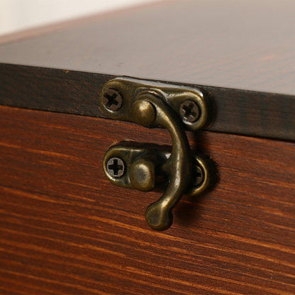 Black Wooden Pet Memorial Urn with Photo Frame for Cats and Dogs