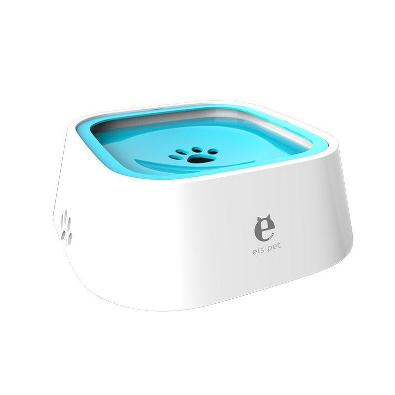 Pet Water Bowl 1.5L No-Spill Slow Drinking Feeder with Non-Slip Base - Blue - SuperSaverAU - view 6