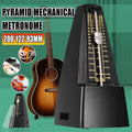 Premium Black Universal Pyramid Mechanical Metronome 40-208 BPM