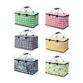 Foldable Picnic Basket Outdoor Camping Carrying Basket Portable Food Storage - Green - SuperSaverAU - view 2