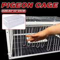 Premium White Metal Pigeon Cage for Indoor & Outdoor Use - 40 x 26 x 60cm