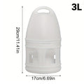 Premium White 3L Pigeon Drinker Bird Water Dispenser