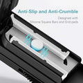 Premium Portable Pill Cutter Tablet Splitter with Gear Adjustment and Storage Organiser