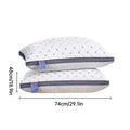 Premium Polyester Fibre Pillow 700g - Washable, High Resilience, Elegant Design - SuperSaverAU - view 3