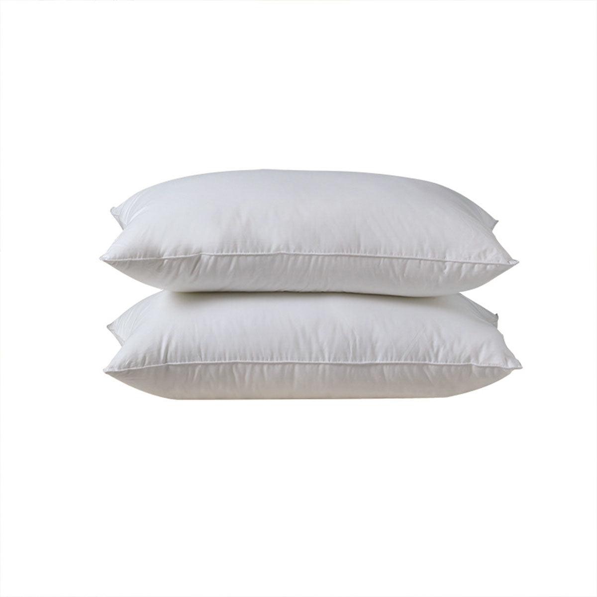 Premium White Pillow Insert 74cm x 48cm, Soft Cotton, Machine Washable, Hotel Quality - SuperSaverAU - view 2