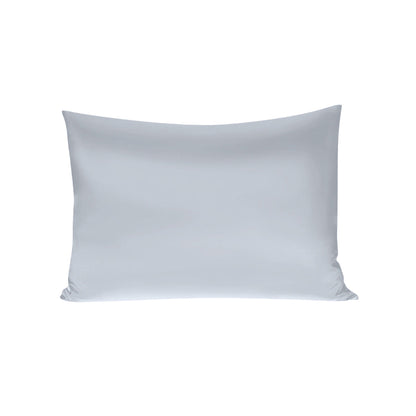 Silk Envelope Pillowcase Soft Satin Protective Cover for Bed Sleep Comfort - White