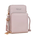 Premium Pink Purple Women's RFID Touchscreen Crossbody Phone Purse