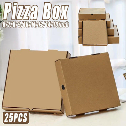 Premium Corrugated Pizza Boxes – 11 Inch, 25 Pack