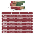 50pcs Pizza Packing Boxes Folding Box Durable Food Storage Containers Colourful - 9inch - SuperSaverAU - view 3