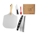 Premium 12-Inch Aluminium Pizza Peel Set – with Cutter