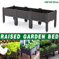 Premium Outdoor Rectangular Planter Box – Dark Brown 120cm