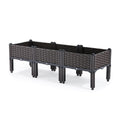 Premium Outdoor Rectangular Planter Box – Dark Brown 120cm