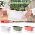 Premium Self-Watering Balcony Planter Pot – Green