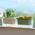 Premium Self-Watering Balcony Planter Pot – Green
