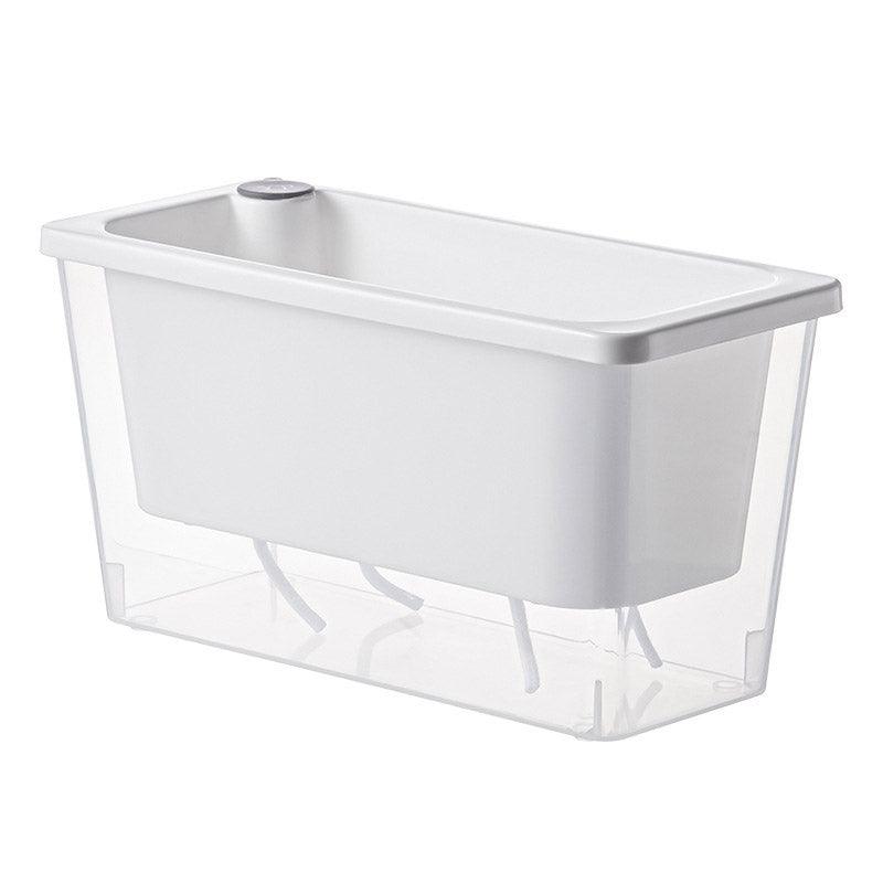 Premium Self-Watering Balcony Planter Pot – White