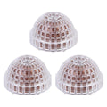 Premium Transparent Aquarium Moss Ball Holders - 3pcs