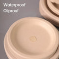 100x Biodegradable Sugarcane Paper Trays - Eco-Friendly & Durable for  Food - 7inches-100pcs