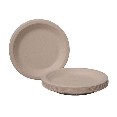 100x Biodegradable Sugarcane Paper Trays - Eco-Friendly & Durable for  Food - 7inches-100pcs - SuperSaverAU - view 2