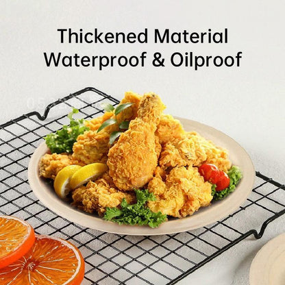 100x Biodegradable Sugarcane Paper Trays - Eco-Friendly & Durable for  Food - 9inches-100pcs