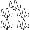 Premium Metal Display Stands – Black 5 Pack