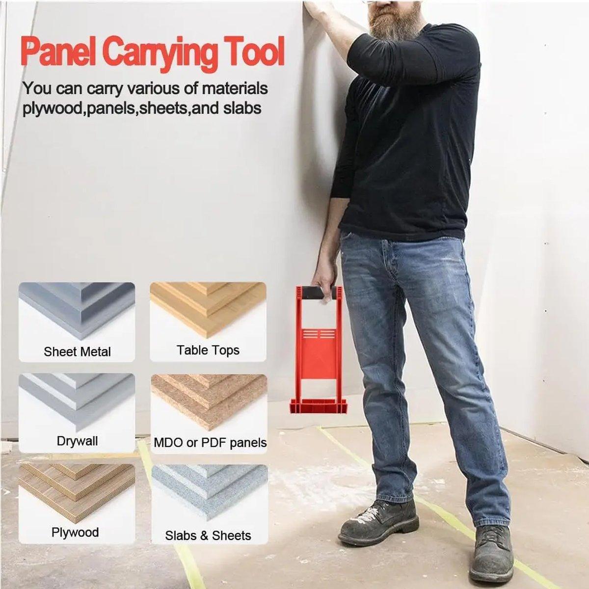 Heavy Duty Board Lifter - Panel Carrier for Drywall and Plywood
