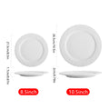 Ceramic Plate 10.5 Inch - Rustic Matte Texture, Stone Pattern, Stable Base - SuperSaverAU - view 2