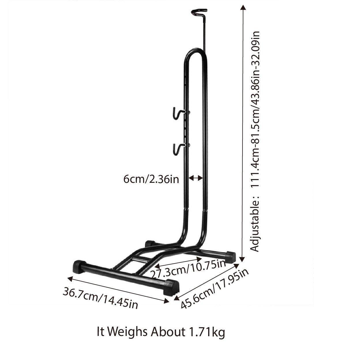 L-Shaped Mountain Bicycle Stand for Storage