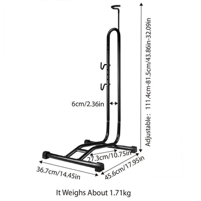L-Shaped Mountain Bicycle Stand for Storage