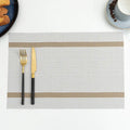 Premium Anti-Slip Woven Placemats – Beige 4 Pack, Heat Resistant