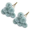 Premium Artificial Dandelion Flowers – Blue 12 Pack