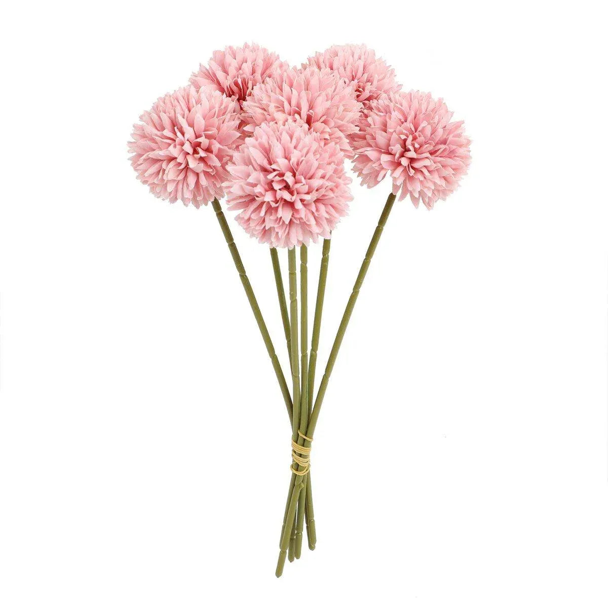 Premium Artificial Dandelion Flowers – White 12 Pack