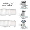 Intex Pool Pump Replacement Hose Pipes - 32mm, 2 Pack