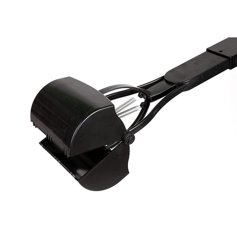 Premium Black Long Handle Dog Pooper Scooper - 60cm