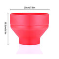Premium Foldable Silicone Microwave Popcorn Bucket – with Lid