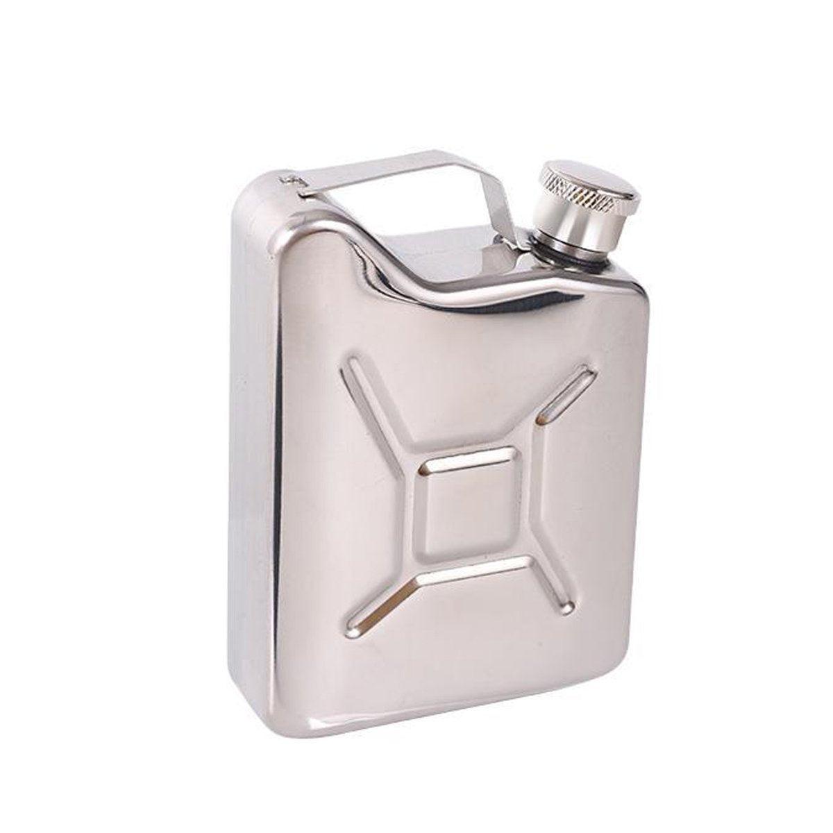 Premium Stainless Steel Camping Fuel Flask - 146ml