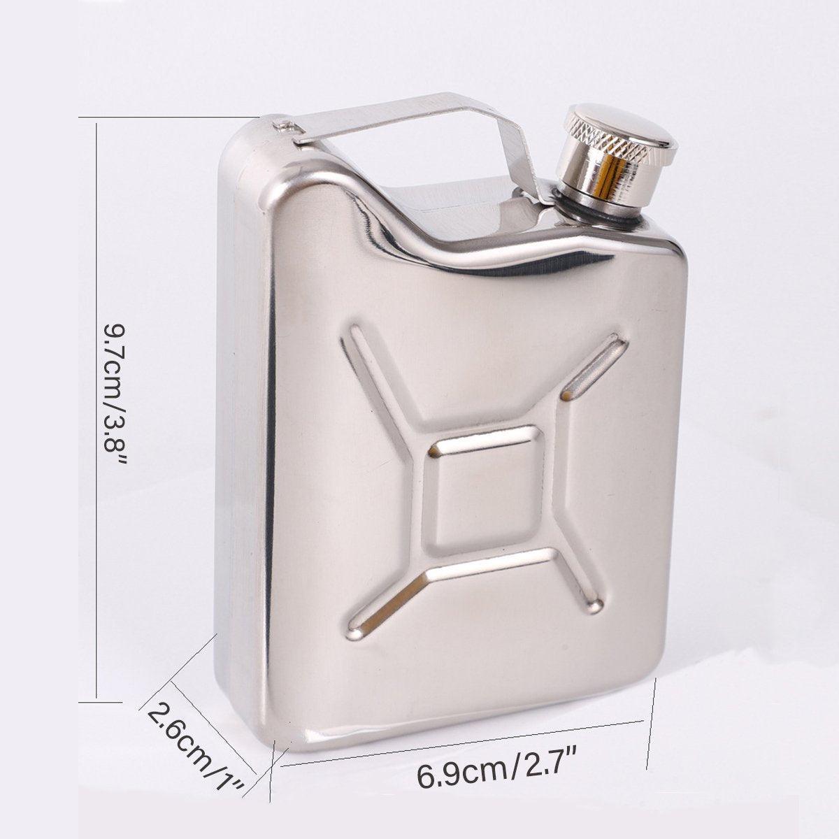 Premium Stainless Steel Camping Fuel Flask - 146ml