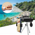 Premium 50x60 HD Monocular Telescope with Tripod and Phone Holder