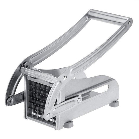 Chipper Potato Chipper Maker – Silver with 2 Blades