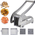 Chipper Potato Chipper Maker – Silver with 2 Blades