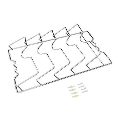 Wall Mounted Pan Lid Holder Organizer - Silver